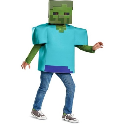 Licensed Minecraft Zombie Classic Toys Video GamesCostume Child Boys 67678, M7/8