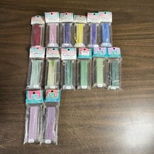 YLI 4mm 3 Yards Silk Ribbon Lot Of 14 Colors From Japan Embroidery Various Sizes