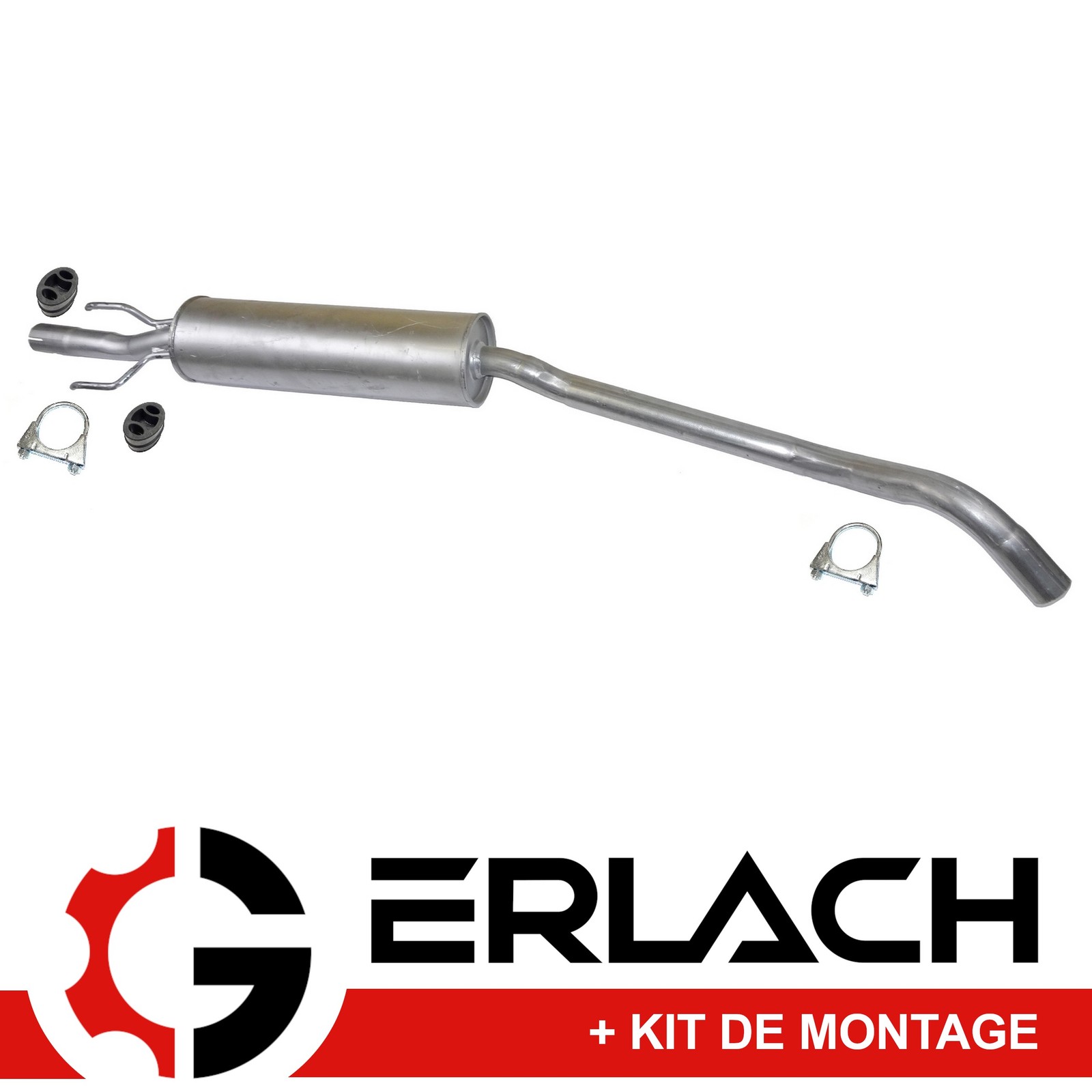 Silencieux intermédiaire Opel Corsa B 1.2i 16V pour entretien mécanique 1998-2000