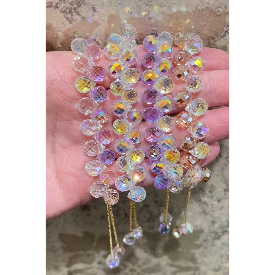 Pulsera Swarovski púrpura con cuentas Foto 3 de 4