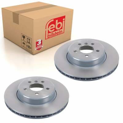 Pair of Rear Brake Disc Fits BMW OE 34216775289 Febi 104805 | eBay