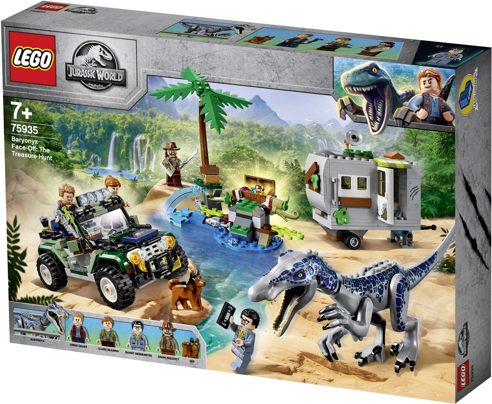 Lego Jurassic World Baryonyx Face Off The Treasure Hunt Set New Sealed Ebay