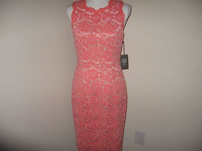 Vince Camuto Sleeveless Lace Sheath Dress