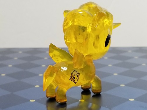 RARE TOKIDOKI UNICORNO SERIES VINYL FIGURINE NO BOX 3" CLEAR YELLOW - Bild 5 von 9