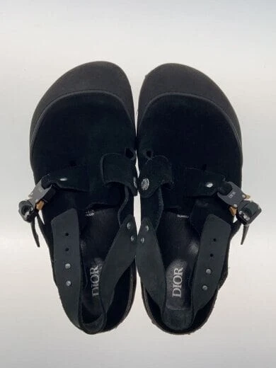 Sandales Dior x Birkenstock Tokyo mocassins mollet lisse noir taille 41 OCCASION 202412S
