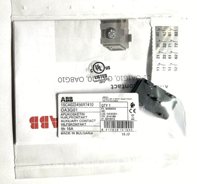 ABB OA7G10 AUXILIARY CONTACT SWITCH