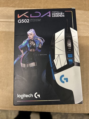 Logitech G502 HERO KDA League of Legends Wired Optical Gaming Mouse RGB Lighting - 第 1/1 張圖片