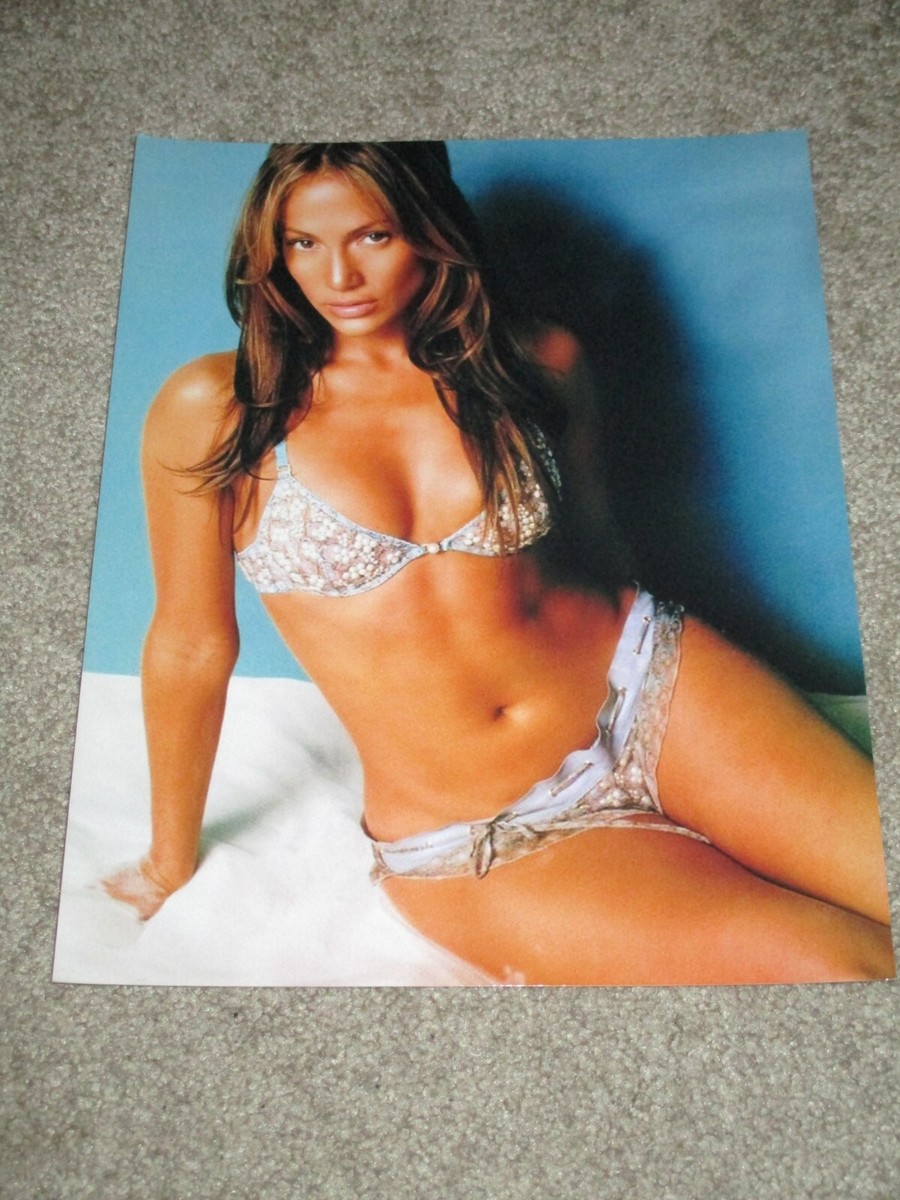 JENNIFER LOPEZ Sexy BRA AND PANTIES 8x10 Print Poster Photo