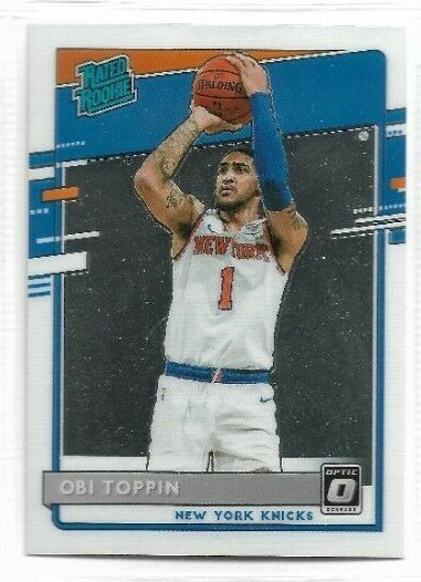 2020-21 Panini Donruss Optic Obi Toppin RC Base Card # 158