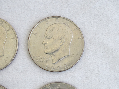 (5) Assorted Eisenhower Dollars / D Mint Mark 1971, 1972, 1974, 1977, 1978 /fsds - Picture 3 of 22