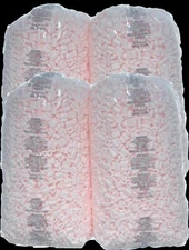 Packing Peanuts 14 cu ft lot  [(4) 3.5 cu ft Bags]  Pink Anti Static