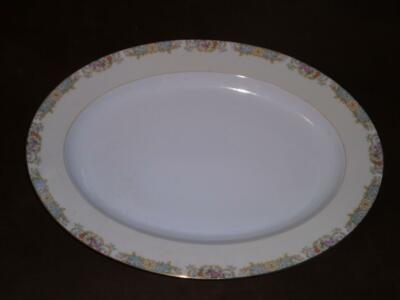 【ほりっち】 Vintage Noritake N73 c1940 Blue & Yellow Border Multicolor Large