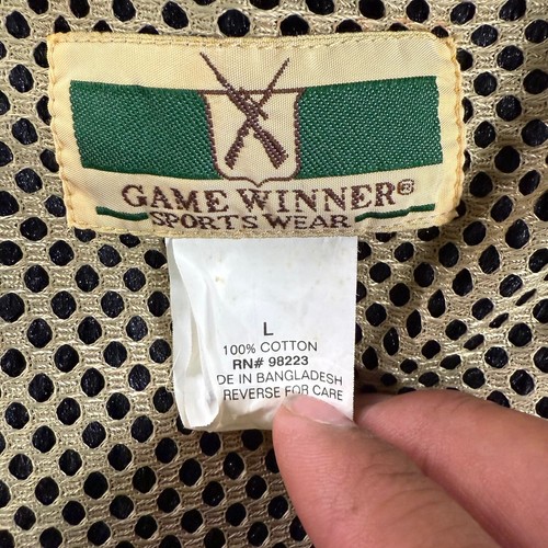 Game Winner Sportswear Camo Utility Hunting Vest Men’s Sz L Outdoors Techwear - Picture 6 of 7