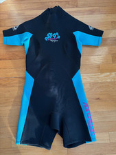 Adrenalin Aquasport Wet Suit Ladies Spring Suit Blue - Size Aus 10, USA size 6