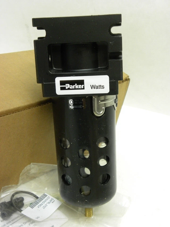 NEW COMPLETE IN BOX Parker-Watts F105-06BJ  3/4'' NPT Pneumatic Filter 150 PSI - Image 3 of 4