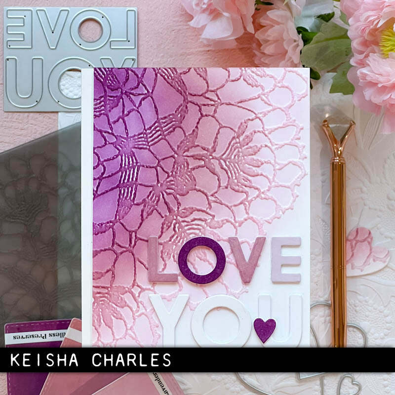 Sizzix 3-D Texture Fades Embossing Folder - Doily, 665735 by: Tim