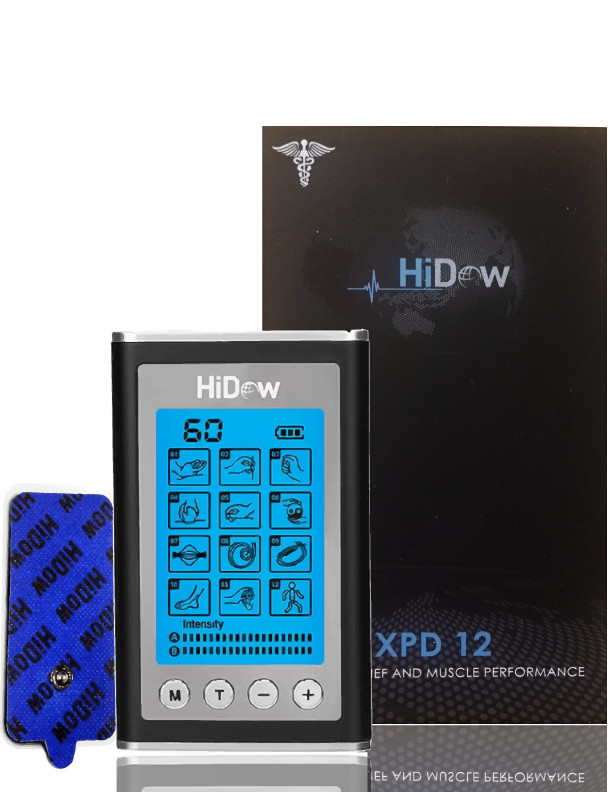 HiDow Hi-Dow AcuXPD Micro Physical Therapy Tens unit Massager plus two xl pads