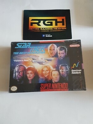 STAR TREK DIE NÄCHSTE GENERATION SUPER NINTENDO USA SNES SPIEL NEU WERKSEITIG VERSIEGELT