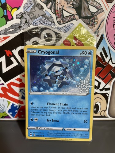 Pokemon - 043/203 - Cryogonal - Holiday Calendar Stamp 2023 - Sealed