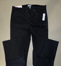 Jessica Simpson Mid Rise Boot Cut Jean Black Rinse Women  s 12/31