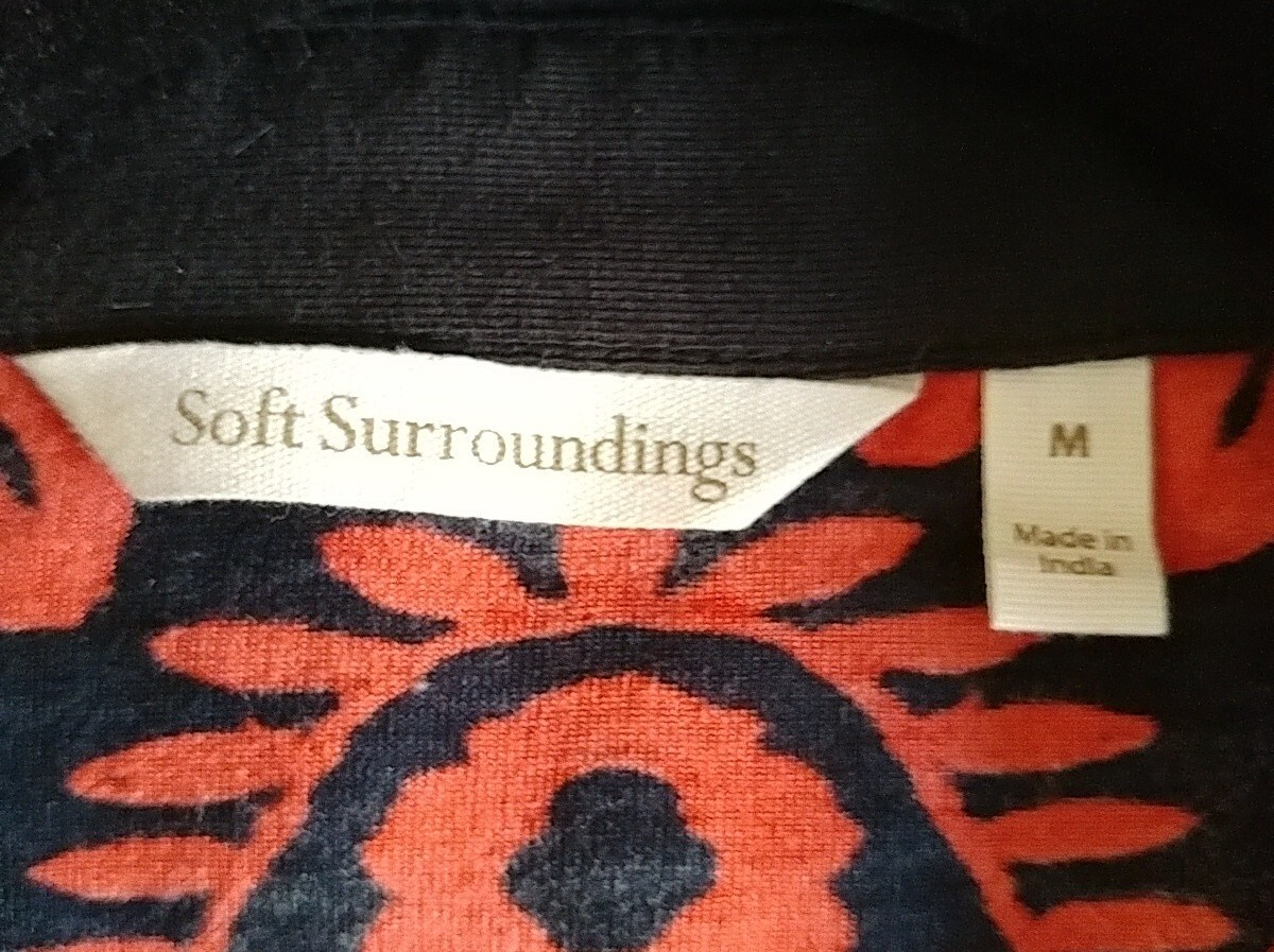 Soft Surroundings Multi Colored Snap Button Knit … - image 12