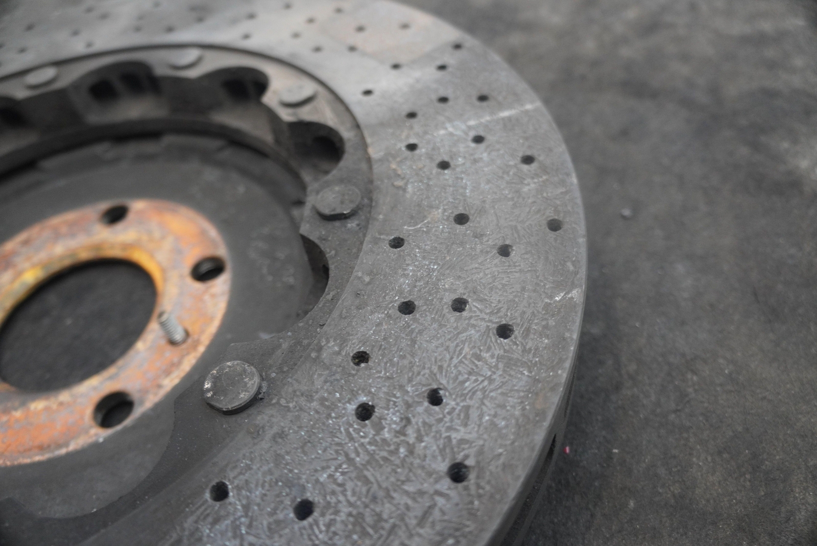 Rear Left Disc Brake Rotor Carbon Ceramic 11C0772CP OEM McLaren 650S 2015