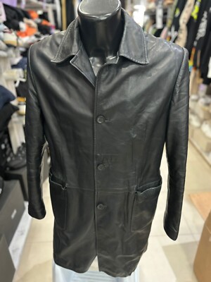 Vipa Lederjacke Gebraucht Man Gr. 50 Schwarz LLD337