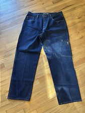 MECCA Workwear Divion Authentic DNM Mens Sz 40 Dark Blue Jean Made In USA