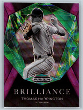 Thomas Harrington 2022 Panini Prizm Draft Brilliance Prizms Purple Wave #BR-TH