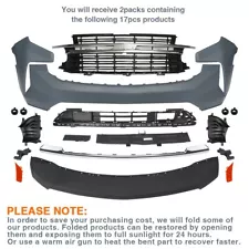 Front Bumper Cover Grill Assembly For 2021-2024 Chevy Tahoe&Suburban LS LT