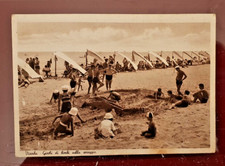 cartolina viserba rimini giochi di bimbi formato grande 1939