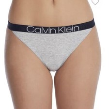 Calvin Klein Panties Womens RECONSIDERED COMFORT Grey CK LEG TANGA QF6880
