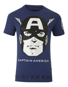 philipp plein captain america t shirt