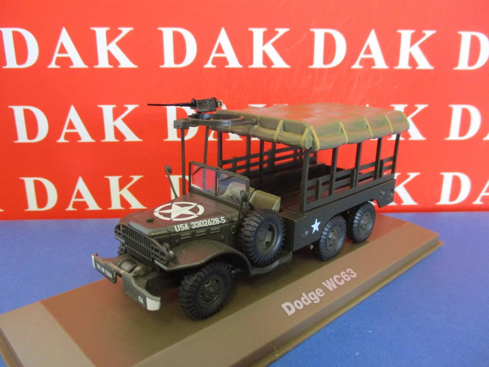 Die cast 1/43 Modellino Camion Truck Dodge WC63 3302628-S USA by Atlas - Immagine 2 di 4