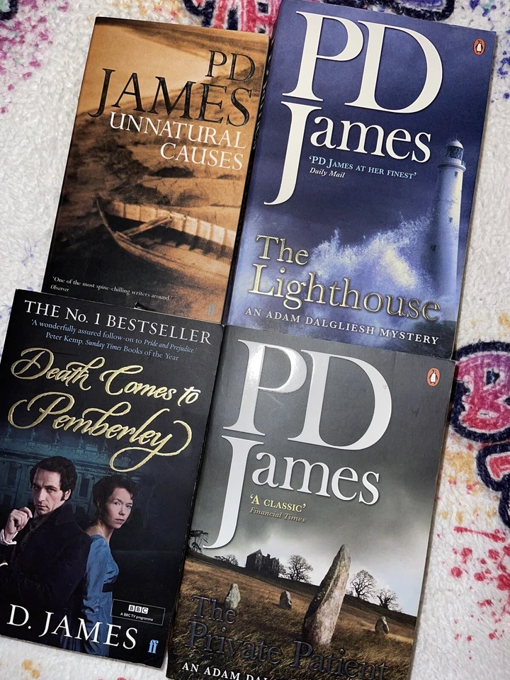 P.D. James Book Bundle X 4, Crime, Thriller, Mystery, Detective, (37) - Image 2 of 4