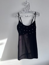Shirley Of Hollywood Mini Dress With Rhinestones Size Medium