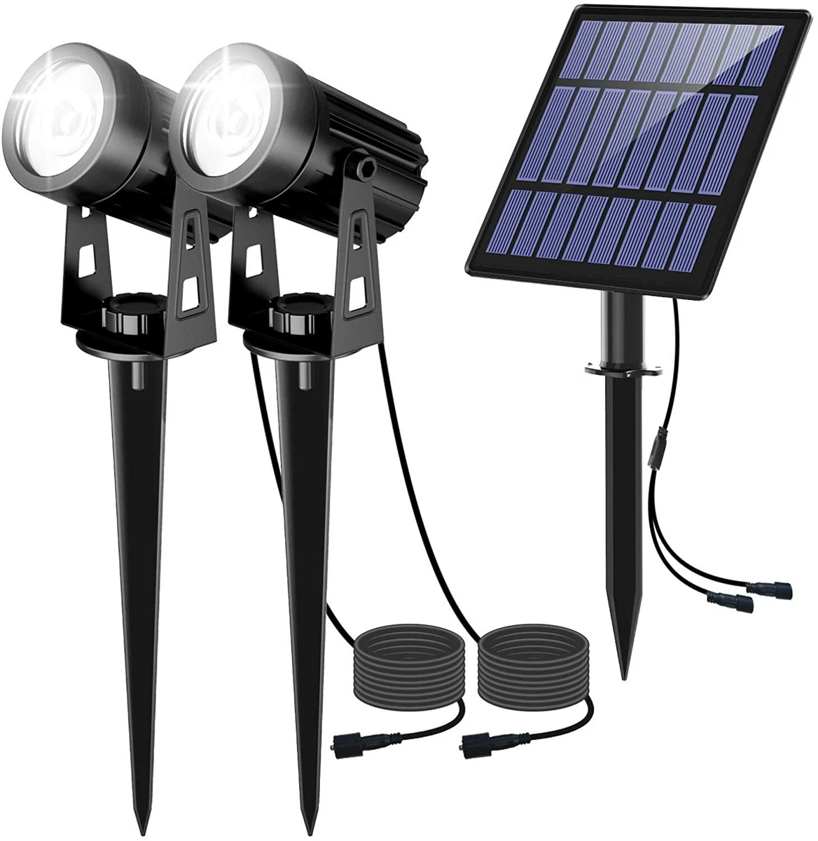 Solar powered sale led spotlights outdoor