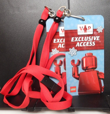 Lego VIP Exclusive Access Shopping Event Lanyard Nov 2012 lot of 2
