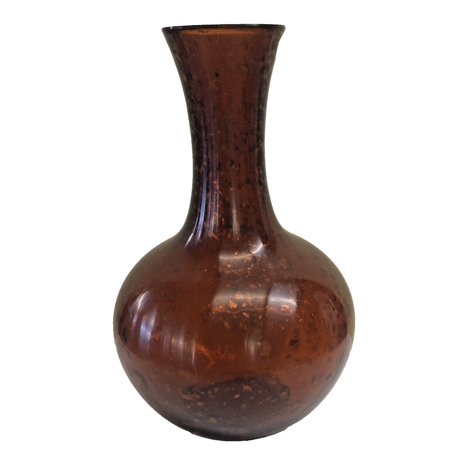 Vidrio chino de Pekín escama de oro altura 10 7/8" pulgadas Foto 2 de 4