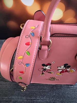 Coach CN023 Disney X Coach North South Mini Tote Ice Skate Motif