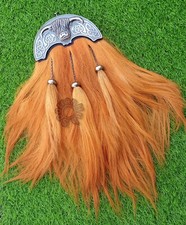 Highland Cow Dress Sporran with Highland Cow Antique Cantle High Quality Sporran