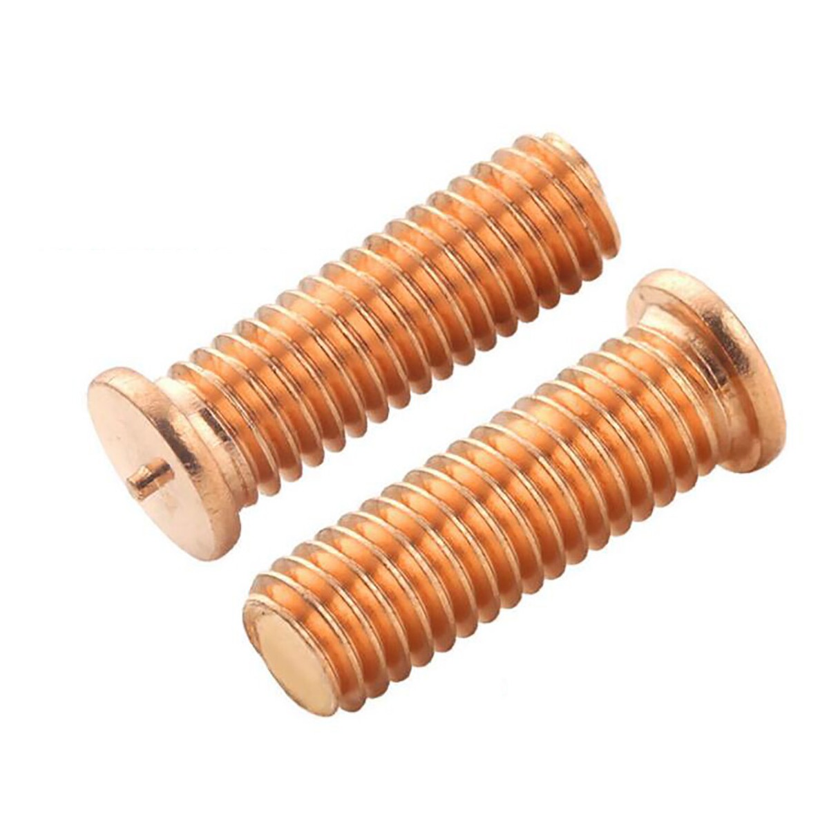 50 Vis De Soudure Plaquées Cuivre M5 X 10 Mm - Pour Soudage Par Points - Lot Neuf Générique