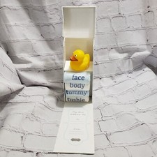 Mudpie Baby Bath Set My First Washcloths Rubber Duckie Baby Shower Gift New