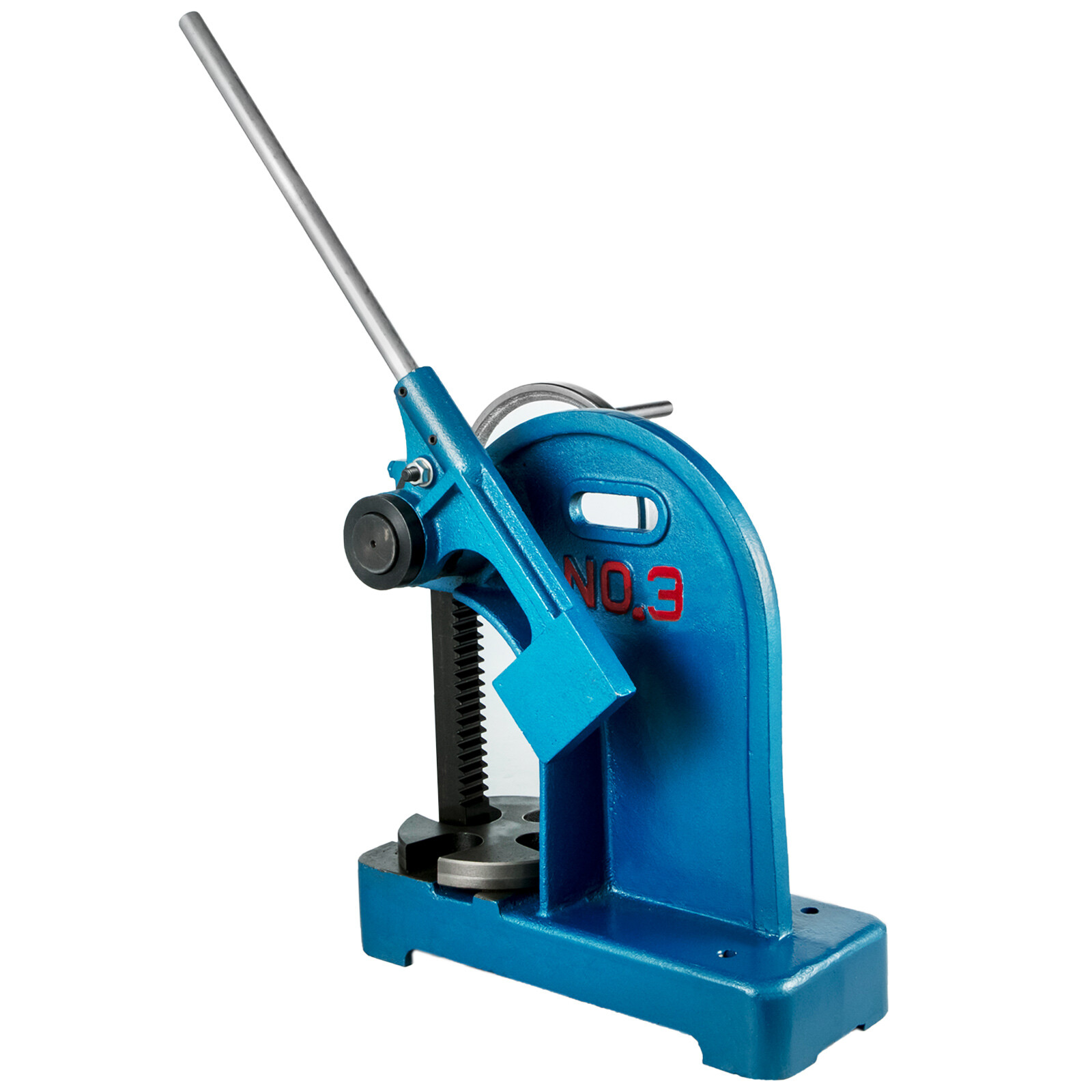 Ratchet Arbor Press 3 Ton Rivet Press Machine Ring Type Cast Iron