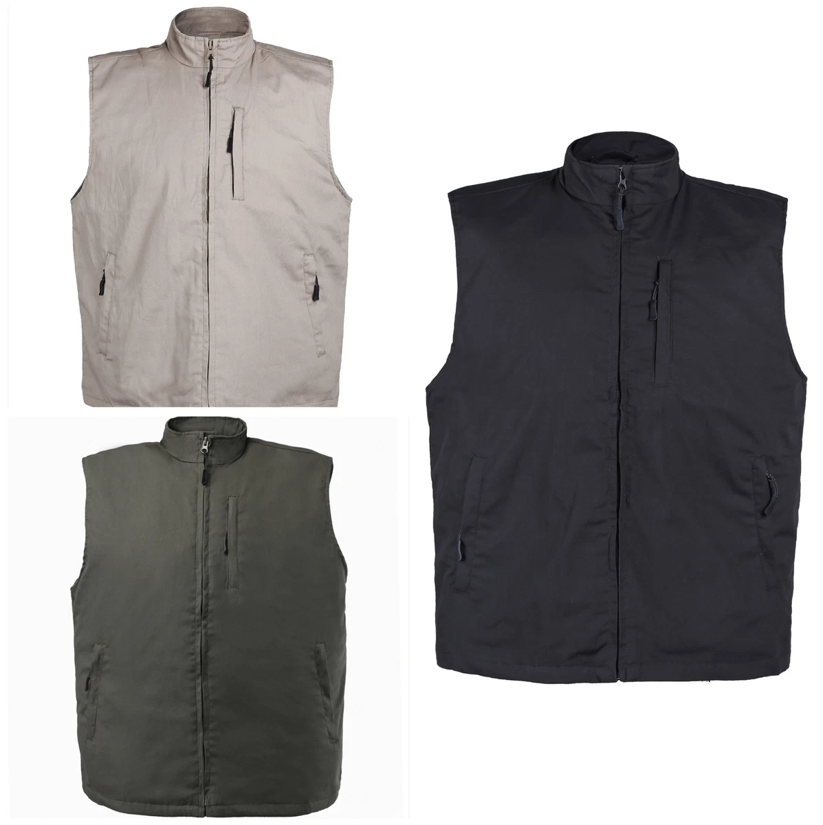 Men's travel vest with hidden deals pockets