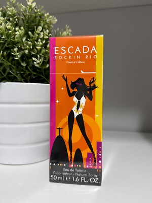 ESCADA ROCKIN RIO  LIMITED EDITION EAU DE TOILETTE 50ML SPRAY SEALED.
