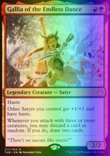 MTG Gallia of the Endless Dance (217/412) Theros Beyond Death LP FOIL