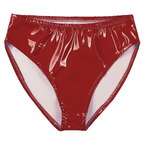 Bikini uomo lucido metallizzato pelle verniciata slip rigonfiamento marsupio mutandine intimo - Foto 31 di 100