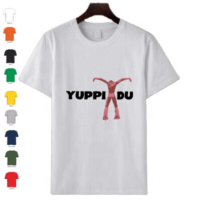 Herren Damen T-Shirt Baumwolle Kurzarm personalisiert kompatibel Yuppi Du