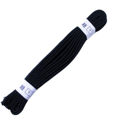 Kendo Japanese culture String for face mask of kendo Navy blue 7 shaku 7尺 #34